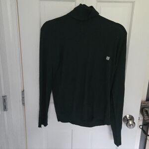 NWT Ann Taylor Women's Forest Green Turtleneck Sweater Size L